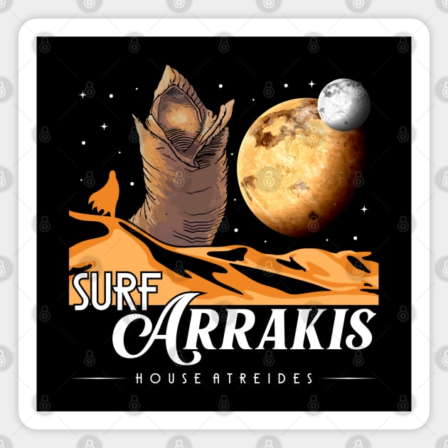 Visit Arrakis - Dune Sci Fi Magnet by Chiko&Molly